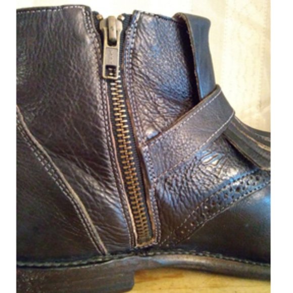 Bed Stu Dark Leather Ankle Booties - Picture 8 of 16